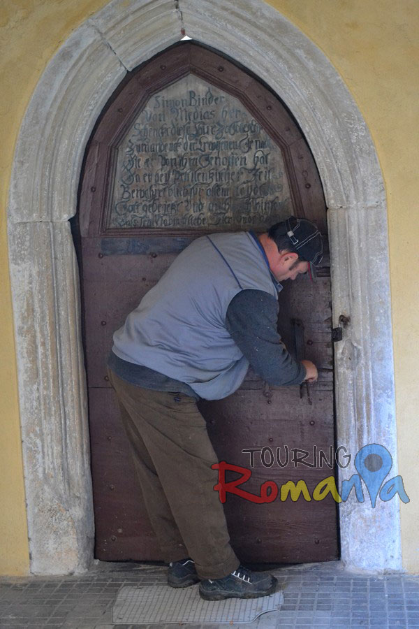 Fortified Church from Bratei Village Transylvania Romania00004